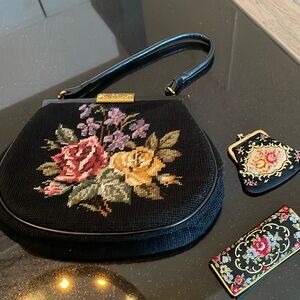 Vintage Needlepoint Handbag